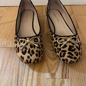 Adrienne Vittadini Leopard Ballet Flats Size 8.5